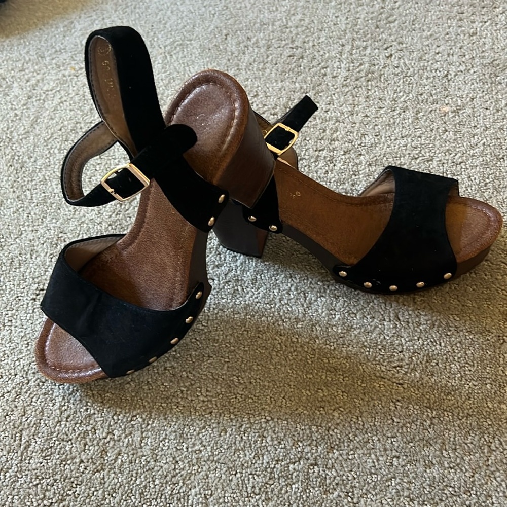 Black Suede Heels